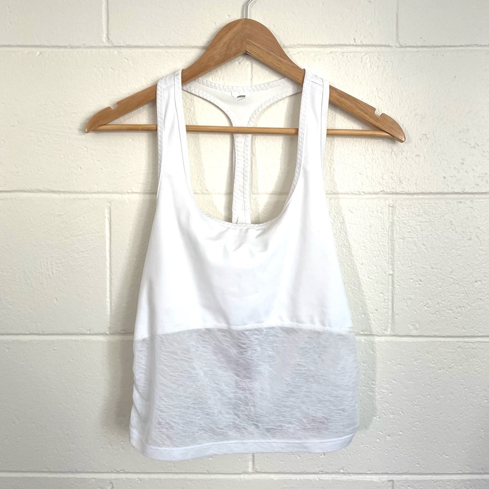 White Sport Crop